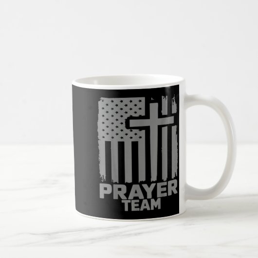 Prayer Team American Flag Christian Family Christi Kaffeetasse (Rechts)
