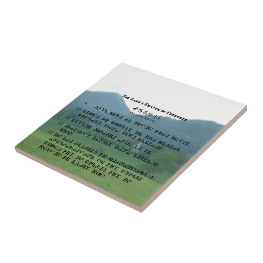 Prayer Tile Cherokee Lords Fliese (Seite)