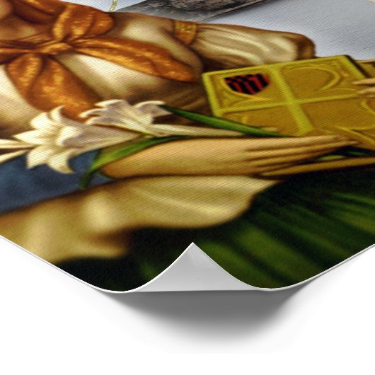 PRAYER TO ST DYMPHNA POSTER (Ecke)