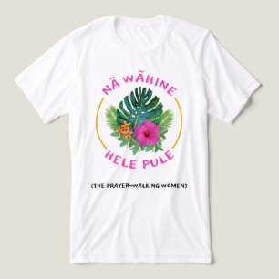 Prayer-Walk Frauen (Na Wahine Hele Pule) Christlic Tri-Blend Shirt