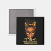 Prayer Warrior Christians Camo African American Af Magnet (Vorderseite/Rückseite)