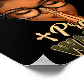 Prayer Warrior Christians Camo African American Af Poster (Ecke)