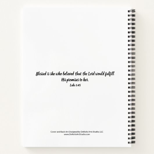 Prayer Warrior Journal-Notebook Notizblock (Rückseite)