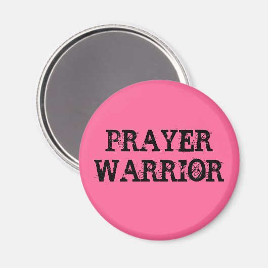 PRAYER WARRIOR Magnet (Vorderseite/Rückseite)