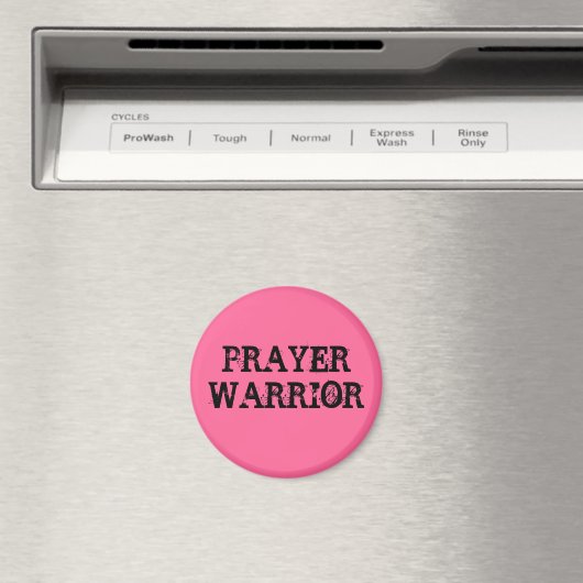 PRAYER WARRIOR Magnet (In Situ (Geschirrspüler))