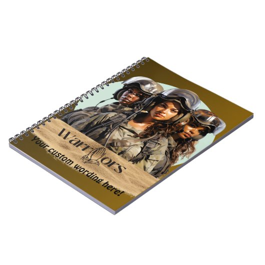 Prayer Warrior Spiral Notebook Notizblock (Linke Seite)