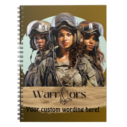 Prayer Warrior Spiral Notebook Notizblock (Vorderseite)