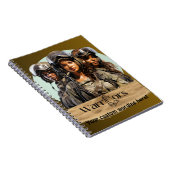 Prayer Warrior Spiral Notizbuch  Notizblock (Rechte Seite)