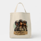 Prayer Warrior tote bag Tragetasche (Rückseite)