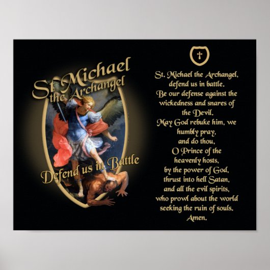 PRAYER ZU SAINT MICHAEL THE ARCHANGEL POSTER (Vorne)