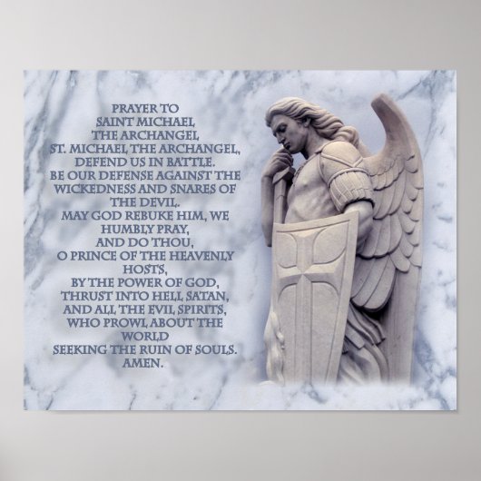 PRAYER ZU SAINT MICHAEL THE ARCHANGEL POSTER (Vorne)