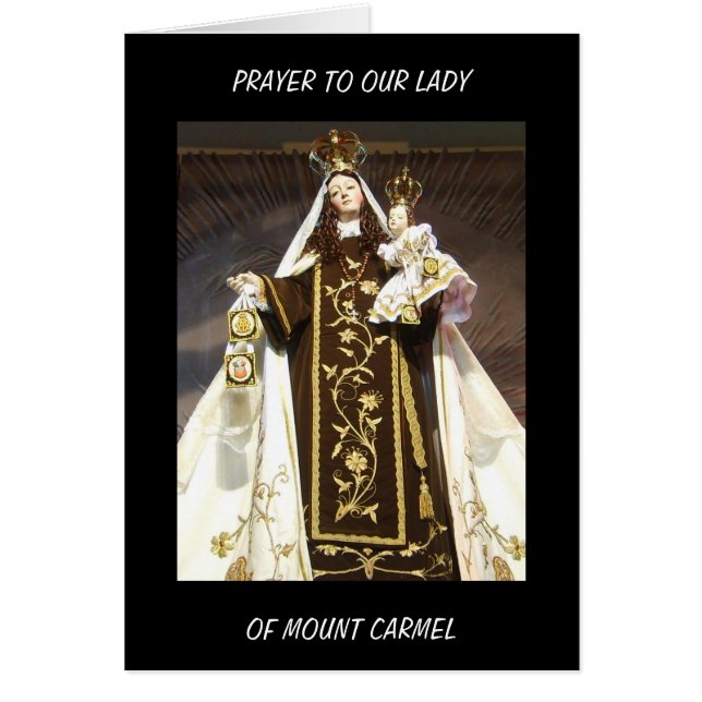 PRAYER ZU UNSEREM LADY DER BERGKARMEL (Vorne)