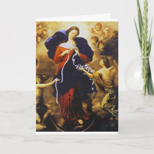 PRAYER ZU UNSEREM LADY UNTIER OF WNOTS. KARTE (Vorderseite)