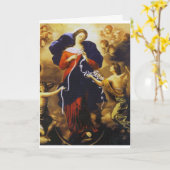 PRAYER ZU UNSEREM LADY UNTIER OF WNOTS. KARTE (Gelbe Blume)