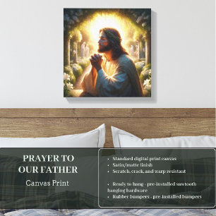 PRAYER ZU UNSEREM VATER LEINWANDDRUCK