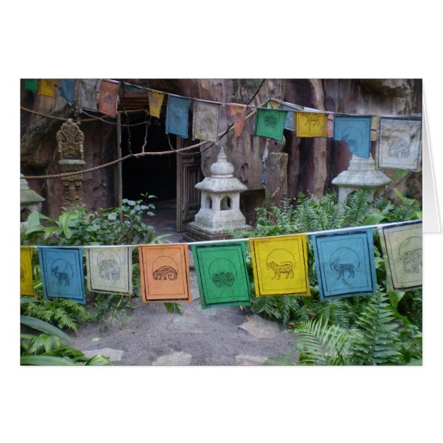 PRAYERFLACHEN AN DER TEMPLE (Vorderseite (Horizontal))