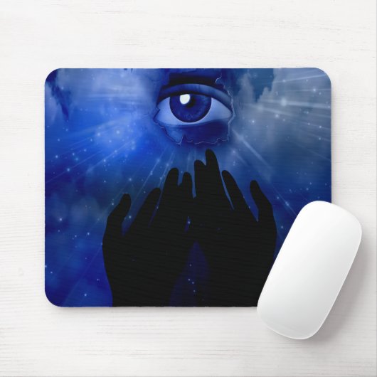 Prayerful Hände Mousepad (Mit Mouse)