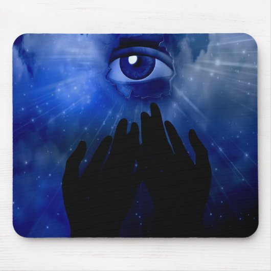 Prayerful Hände Mousepad (Vorne)