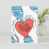 PRAYERKARTE FÜR DEN VATER EINLADUNG (Stehend Vorderseite)