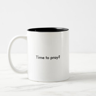 PrayerMate 325ml ml Wecker-Tassen-"Zeit zu beten? Zweifarbige Tasse