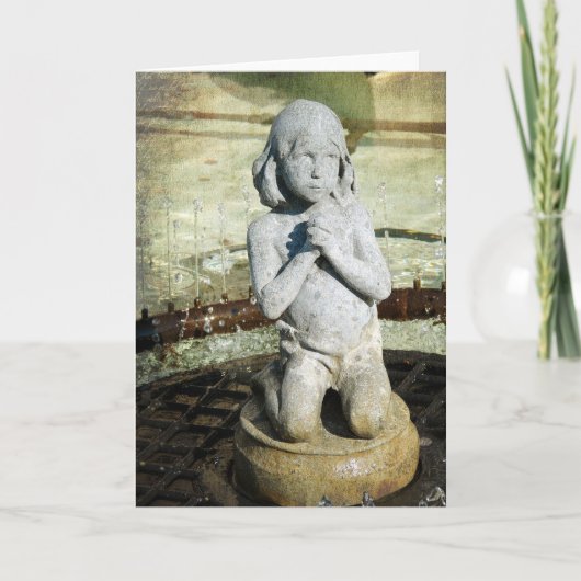 Prayers for the Children at Mercy Fountain Detail Karte (Vorderseite)