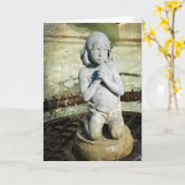 Prayers for the Children at Mercy Fountain Detail Karte (Gelbe Blume)