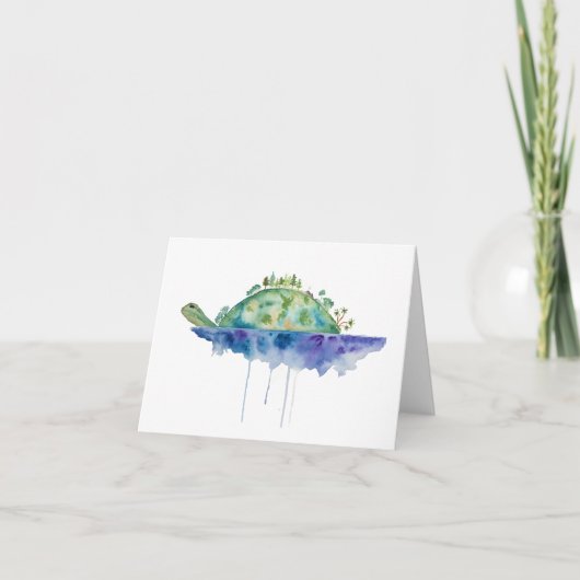 Prayers for Turtle Island Folded Note Card Karte (Vorderseite)