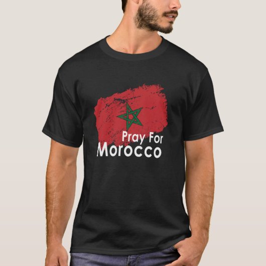 #PrayForMarokko T-Shirt (Vorderseite)