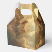 Praying Angels in Golden Clouds Geschenkschachtel (Vorderseite)