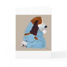 Praying Basset Hound