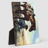 Praying Cowboy Fotoplatte (Seite)