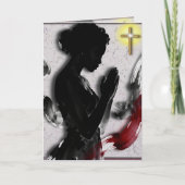 Praying For You Encouragement Karte (Vorderseite)