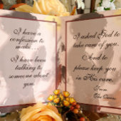 Praying For You Encouragement Karte