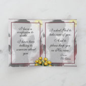 Praying For You Encouragement Karte (Innenseite)