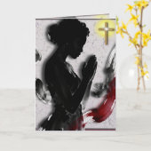 Praying For You Encouragement Karte (Gelbe Blume)