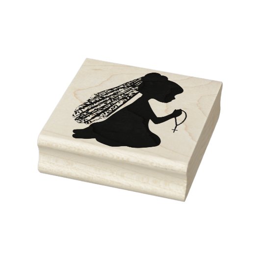 Praying Girl Gummistempel (Stempel)
