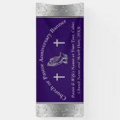 Praying Handpastor oder Church Anniversary Banner (Vertikal)