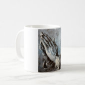 Praying Hands, Albrecht Durer Kaffeetasse (Vorderseite Links)