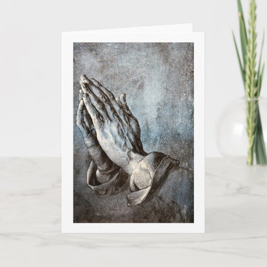 Praying Hands, Albrecht Durer Karte (Vorderseite)