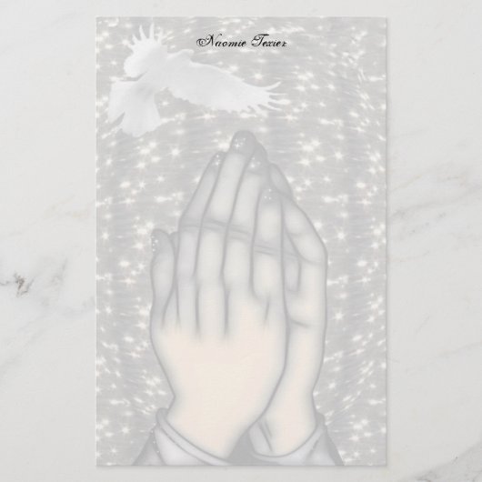 Praying Hands Briefpapier (Vorderseite)