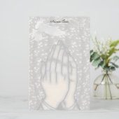 Praying Hands Briefpapier (Stehend Vorderseite)