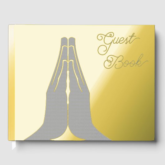 Praying Hands Gästebuch (Vorderseite)