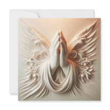 Praying Hands In Soft White Tones