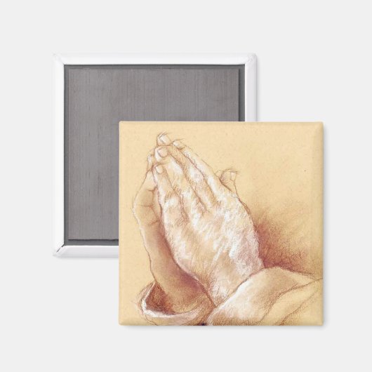 Praying Hands Magnet (Vorderseite/Rückseite)