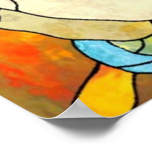 Praying Hands Poster (Ecke)