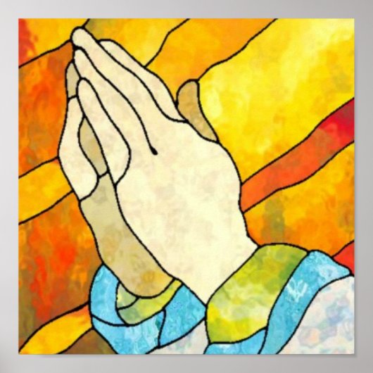 Praying Hands Poster (Vorne)