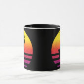 Praying Hands Retro Style Vintage  Tasse (Zentrum)