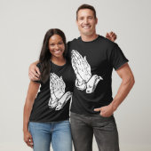 Praying Hands T Shirt - Coole Christliche religiös (Unisex)