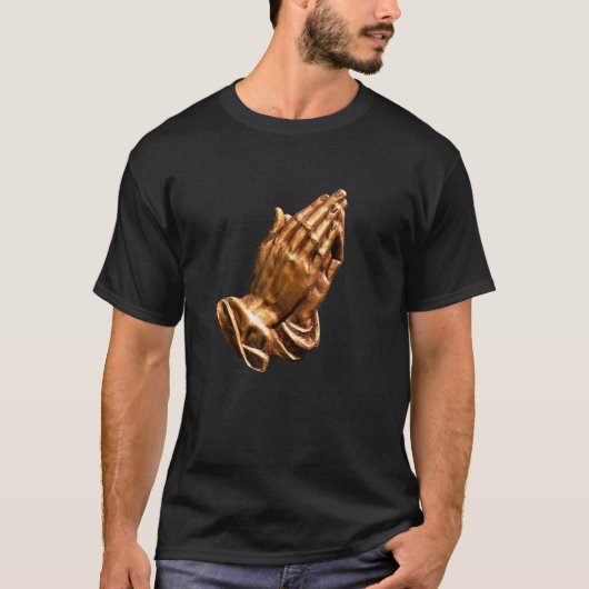 Praying Hands T-Shirt Schöne spirituelle (Vorderseite)