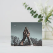 Praying Hands (Tulsa, OK) Postkarte (Stehend Vorderseite)